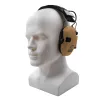 Tillbehör Högkvalitativ NRR23DB Slim Electronic Muff Electronic Shooting Earmuff Tactical Hunting Hearing Protective Headset