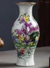 Vase Jingdezhen Ceramics Pastel Buddism Vothness Bottle Chinese Living Room Flower Flower Antique Decoration Dry Vase