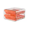 Бинки ящика типа яиц -организатор коробка двухслойного держателя стойки для корзины для корзины для корзины с яйцом контейнеров для хранения кухонных контейнеров кухонные организаторы