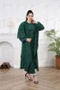 Work Dresses 2024 Latest Design Of Pleated Women Two-piece Suit Abaya Elegant Plus Size Set Womens Dress Outfit Evening Prom Ladies