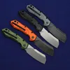 6Models 7850 Lancement 14 Couteau pliant automatique 3,375 "CPM-154 Points en aluminium anodisé avec une échelle de fibre de carbone Randonnée extérieure tactique 7850BLK CAMP HUNT EDC Tools