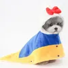 Abbigliamento per cani Pet Christmas Cloak Dual Purpose Mantieni la pelle Friendly Dogs Cani Cape Costume Abiti