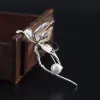 Gioielli Real 925 Gioielli in argento sterling Gioielli naturali perle d'acqua dolce Orchide Bloccia per donne Fiori Accettaci Accessori abiti 2022 2022