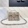 Tasarımcı Çanta Baeb Bar Tote Çanta 2024 Sonbahar/Kış Yeni Küçük Kare Çanta Koltuk altı el omuz crossbody çanta lüks perçinli kadın doku tote çanta