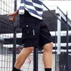 Calça masculina cargo shorts masculinos de moda inseto de calça casual estudantes tendem as calças de vento y240422