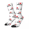 Chaussettes masculines hivernales de mode chaude hommes hommes j'aime