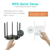 Routers 5G Wifi Repeater 2.4G/5Ghz WiFi Extender 1200Mbps WiFi Router Amplifier WiFi Booster 802.11N WiFi Long Range Signal Repiter