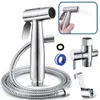 Handheld Toiletten Bidet Sprayer Set Kit Edelstahl Handhahn für Badezimmer Duschkopf Selbstreinigung 240415