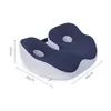 Cuscino 48x39x14 cm comfort in memory foam sedia sedile ossea rilievo per i muscoli posteriori della coscia del retro di più