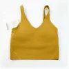 Designer LELENEMN YOGA TANK BRA Classic Classic Popular Soft Tank Gym Crop Crop LELEMON YOGA VENDO BELEZA BACK CHAMPSOW com removível 501