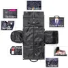Bolsas 2 em 1 Saco de viagem de vestuário com compartimento de sapatos, traje conversível Duffel Bag Carry On Bag With Magago ombro T0