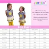 Baby Girls Summer Clothes Casual Clothing Suit Kort ärm Randig T-shirt +byxor