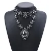 Colliers Austria Crystal Big Bib Collar pendentif Colliers Femmes Bijoux de charme