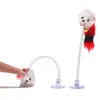 Cartoon Pet Cat Toy Stick Feather Rod Mouse With Mini Bell Catcher Teaser Interactive Kitten 240410