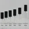 Bottiglie di stoccaggio imballaggio vuoto bottiglia di lozione cosmetica da 20 ml di olio d'occhio trasparente con pompa all'ingrosso