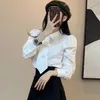 Top Women's Blouses 2024 Designer Shirts Fashion Classic Classic Summer Coldie Puff Sleeve Blouses Casual Long Spring Office Lady Shirts