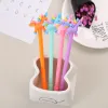 Bolígrafos 24 PCS Creative Unicorn Gel Pen Lindo examen de pony de dibujos animados de alumnos de papel de la oficina negra Pape Stationery para la escuela para la escuela