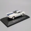 Bilar 1/43 skala metalllegering klassisk bil diecast modell gt 350H1965 Mustang Shelby Toy Collect for Children Toy Gift Collection Shows