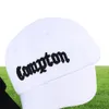 Compton Baseball Cap Men Women Snapback Hip Hop Hat Black White Cacquette J12253064858