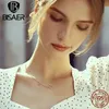 Pendant Necklaces BISAER 925 Sterling Silver Twelve Constellation Necklaces Star Sign Pendants Necklace Plated Rose Gold For Women Fine Jewelry 240419