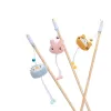 Toys Cat toy wooden pole Cute animal shape plush cuddly cat stick with bell interactive fun pet supplies