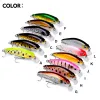 ACCESSOIRES PROBEROS MINNOW LURS 4,5 cm8 cm Artificial Fishing Lures 12 couleurs disponibles Bait de pêche 3G11G avec 6 # Crochets