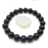 Stränge echtes hetisches schwarzes Jade -Armband Echtes Hotan natürlicher Nephrite Stein 8 mm 10 mm runde Perlen Edelsteinschmuck für Frauen und Männer