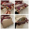 NEU VINTAGE BOHEMIAN FREARKELNUCTIGE SCHULZEN SACHE FRAU WAHL TASSEL BOHO HIPPIE GIPSY FANNED Damenhandtaschen Open Bags Taschen W5Z4#