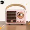 Radio Mini Wireless Retro Bluetooth Speaker Vintage FM Radio Portable USB Interface Classical Decoration Speakers Travel Music Players