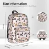 Sacs shih tzu motif de chien sac à dos de grande capacité sac d'étudiant sac à bandoulière ordinateur ordinateur portable