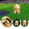 Figurines décoratives Garden Balle Stand Sphère Gazing Globe pour extérieur affichant le métal de base décorer