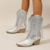 2024 COWGIRLES VINTAGES CLASSIQUES BOOTS COWBOY FRENDES SIRT