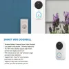 Kontrola HD Doorbell Kamera WiFi drzwi zabezpieczający dzwonek Bell Bell 2,4 GHz Audio Nocne Wizja wideo Inteligentny dom z mikrofonem z mikrofonem