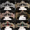 Jewelry New crystal crown Rhinestone Jewelry and crown female hair accessories wedding bride hair jewelry birthday party headdress