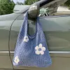 bag Large Capacity Crochet Ethnic Style Shop Bag Mesh Beach Bag Tote Woven Knitted Shoulder Women Handbag j3vb#