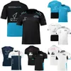 T-shirt maschile F1 T-shirt Formula 1 T-shirt Shirt Short Maniche Fans Summer Casual Sust Dry T-Shirt Outdoor Extreme Sport Jersey Shirts Lw8u