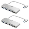 Hubs Aluminum Alloy USB 3.0 HUB Multiport Adapter Splitter Expansion Dock TF Card Reader For iMac 21.5 27 PRO Slim Unibody Computer