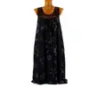 Casual jurken 2024 Dames zomerjurk Lace Design Floral Print Beach Tunic Sundress Losse T -shirt Mini Party Vrouw