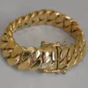 Solid 14K Gold Miami Men's Cuban Curb Link Bracelet 8 Heavy 98 7 Grams 12mm331L