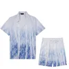 SS Fashion Mens Tracksuits Hawaii Beach Pants Set Designer Shirts Leisure Shirt Man Print Fit de Board of Directors Short Sleeve Shorts Beachs Shirt