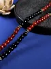 Collane japamala 108 perle pietre naturali 8mm nere onyx e collana di agata rossa, collana di nappa per donne boho, mala rosary perle yoga