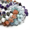 Beads natural Faceted Aquamarine Labradorite Amethyste stone beads natural gemstone beads DIY loose beads for jewelry making strand