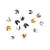 Components 300Pcs Flower Metal Iron Loose Spacer Flat Bead Caps End Cap for DIY Jewelry Making Accessories