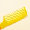 Haarborstels huishouden draagbare kappers gekamd anti statisch lange haarklok massage combina kleur plastic kam 21 cm 11 ll