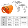 Vestuário de vestuário para cães Deflexo Colete de alta visibilidade Segurança laranja brilhante suprimentos de animais de estimação para caçar treinamento para caminhadas ao ar livre