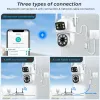 Камеры 4K 8MP Dual Lens Ptz Wi -Fi Camera с двухэкранным AI Human Auto Tracking Outdoor Video Wireless Suipless Surveilla Camerial