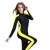 Menas de banho feminina Mulheres Mulheres uma peça de merda de madarte mata molhada nadação Rashguard Toote de banho integral feminino