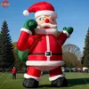 wholesale Outdoor Activities 12mH (40ft) with blower Oxford Material Giant Inflatable Santa Claus Christmas Old Father cartoon For Sale