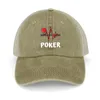 Berets Poker Ekg Lifeline Cowboy Hut Mann Luxus Angel Cap Woman Hüte Männer
