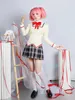 الأزياء أنيمي أنيمي Cosplay Come Puella Magi Madoka Magica Kaname Madoka Akemi Homura cos exfits skirt wig hallown party women y240422